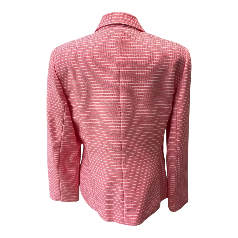 Le Suit | Career Suit Separates in Pink with White Stripes Size 14 - Picture 6 of 6